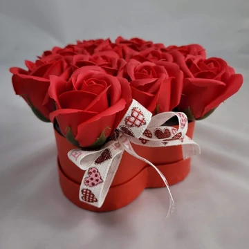 Valentin napi rózsa box (közepes)